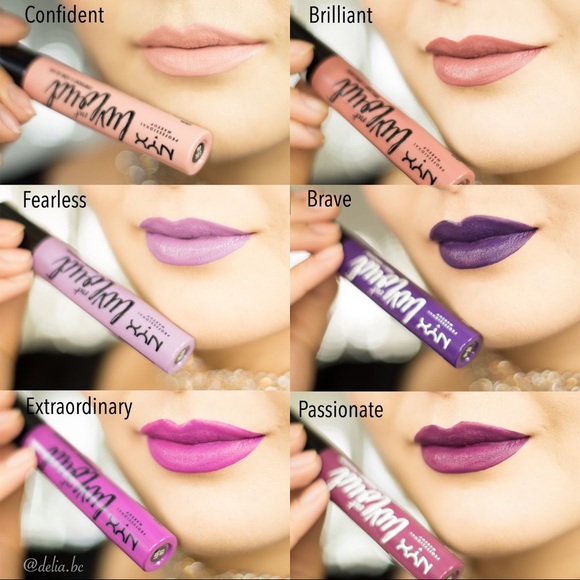 NYX Luv Out Loud Cream Lipstick Brave & Fearless Bundle Set - Picture 12 of 15